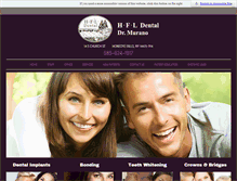 Tablet Screenshot of hfldental.com
